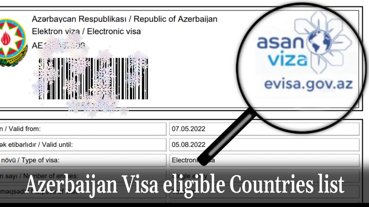 Azerbaijan e Visa eligible Countries