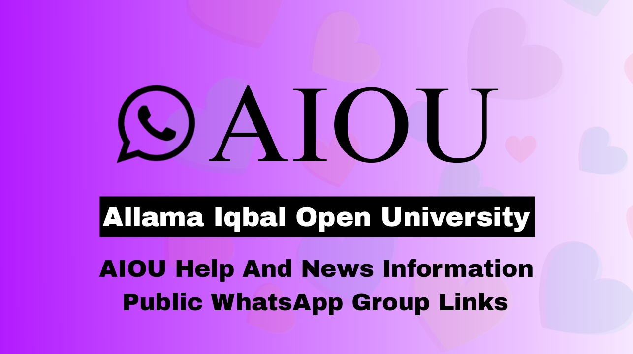 AIOU WhatsApp Group Link